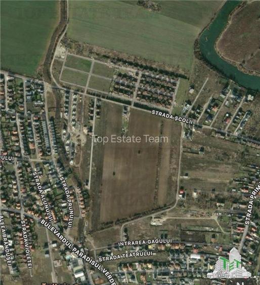 Teren intravilan langa Paradisul Verde | 1946 mp | Deschidere 46 ml | Proiect 3 - 2