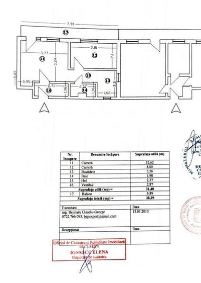 Apartament 2 camere mobilat, etaj 9, Cișmigiu – Sala Palatului - 7