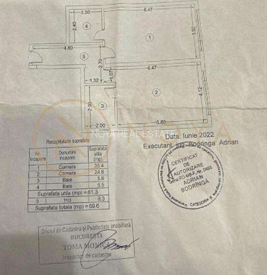 Apartament cu 2 camere 70mp 2 bai in zona Crangasi | Bloc NOU | Metrou - 6