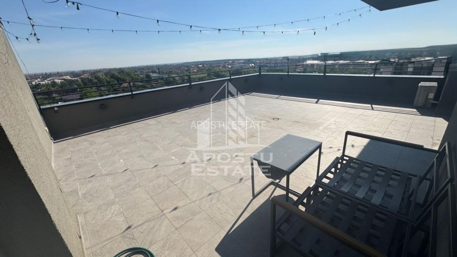 Penthouse 2  camere,modern cu terasă panoramică ,Zona Aradului - 8