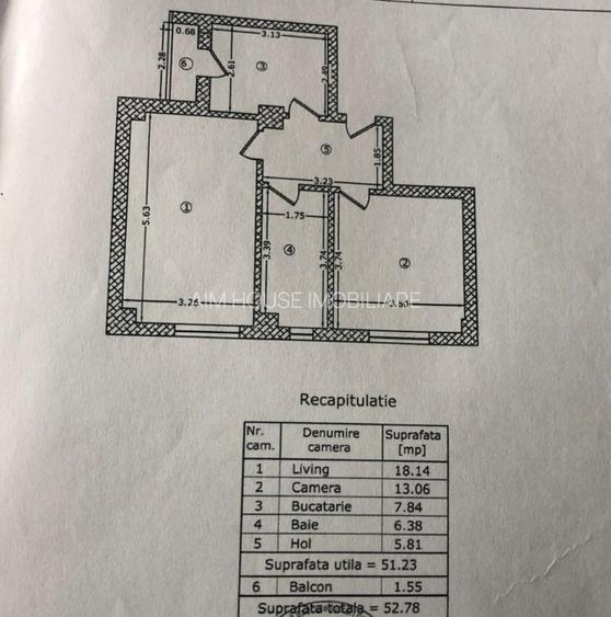 Apartament 2 camere-decomandat-Sos. Chitilei-de vanzare - 14