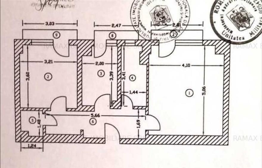 APARTAMENT 2 CAMERE 1/8 BL 1992 MONOLIT 2 BALCOANE RENOVAT VEDERE BULEVARD - 8