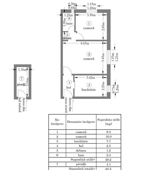 Apartament 2 camere de vanzare-Astra | Zorilor - 1