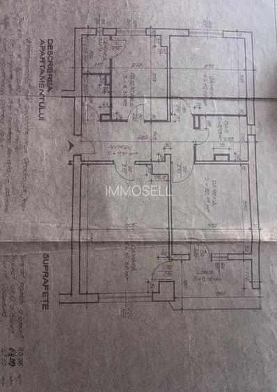 Ap cu 3 camere de vânzare | Cantemir, str. Jean Jaures | Etaj 1 - 8