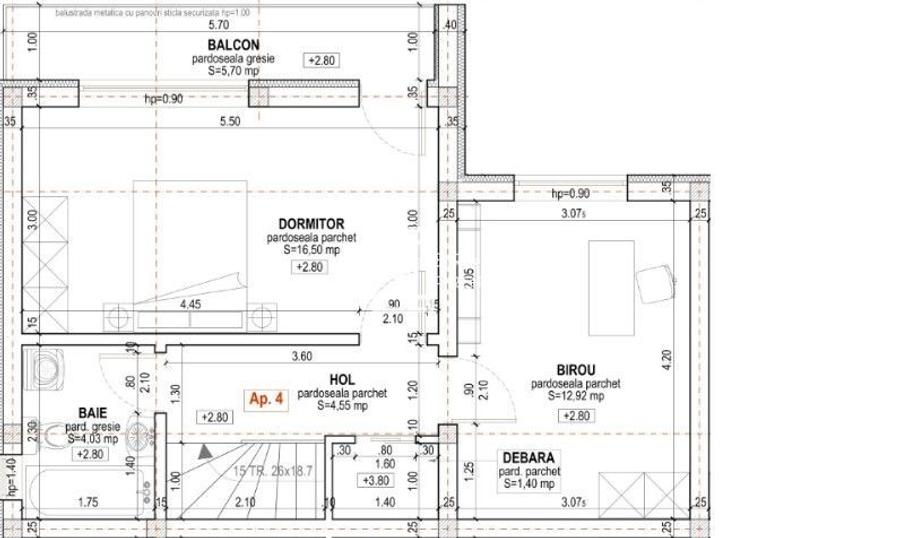 Casă modernă tip quadruplex, 83 mp utili,  curte 170 mp – Cartierul Arhitectilor - 2