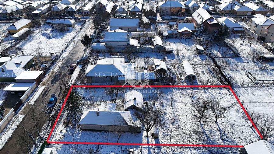 Teren 1.183 mp cu casă bătrânească, deschidere 22,37 ml - 7