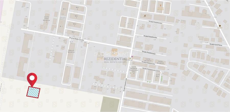 Teren de vanzare 592 mp, zona Grand Arena Mall – Postalionului, Sect 4 - 3