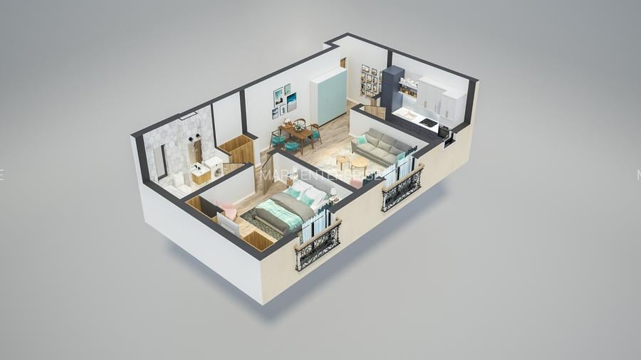 Apartament 2 camere imobil nou in Timisoara - 3