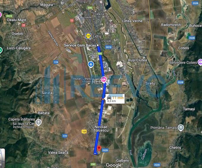 Teren de vânzare, Com. Nicolae Bălcescu, Jud. Bacău - 2