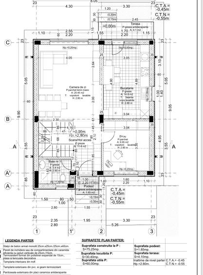 Casa individuala 5 camere - Teren 428 mp - Berceni Ilfov - 1