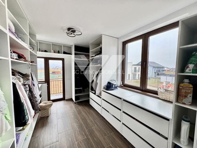 Casa moderna tip duplex 4 camere mobilata, teren 235 mp Talmaciu Sibiu - 15