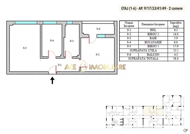2 Camere de vanzare | Berceni | NOU | Finalizat | 0% Comision - 2