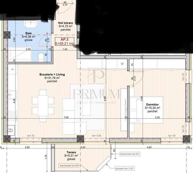 MOSNITA - 2 Camere - 2 Locuri de parcare -  Etajul 1 - Bloc nou - Finisaje la al - 11