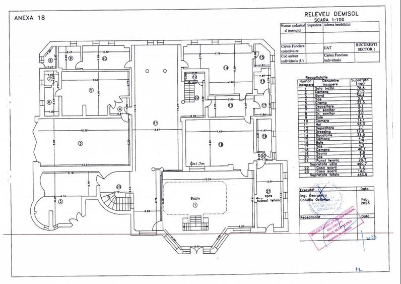 Vila exclusivista in Baneasa – teren 3.718 mp, suprafata desfasurata 1.750 mp - 46
