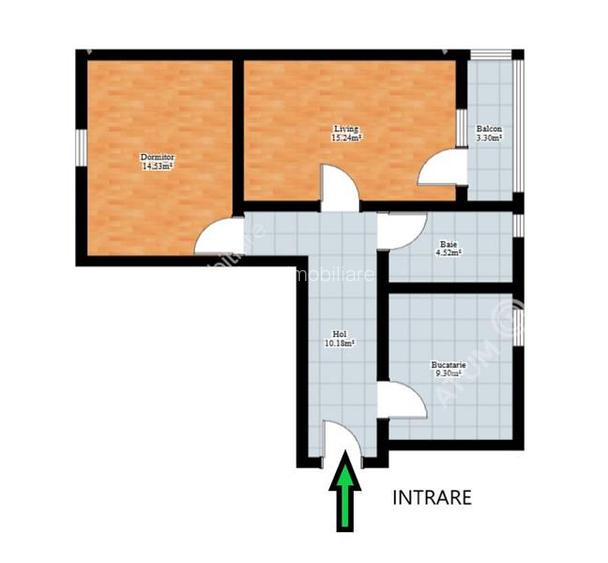 Apartament 2 camere decomandate balcon 2 locuri parcare Deventer Sibiu - 6