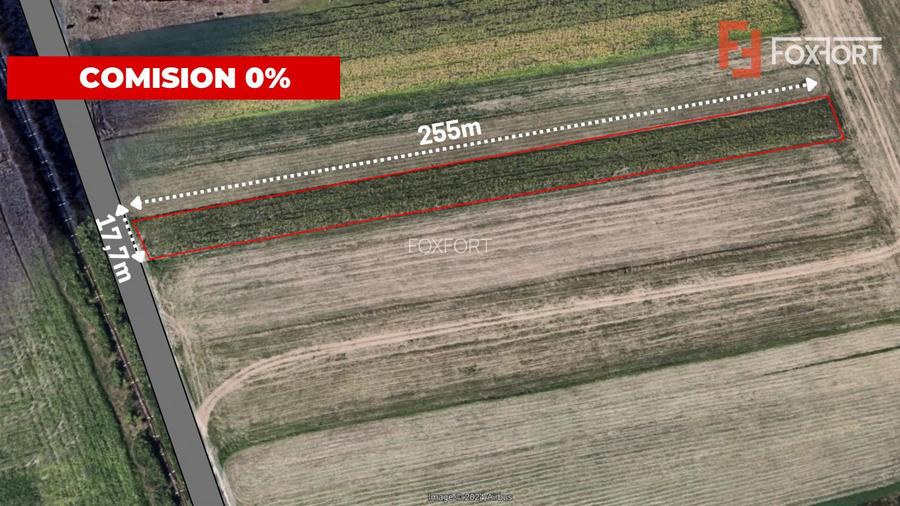 COMISION 0% Teren extravilan agricol, Utvin - 4343 mp - 2