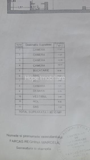 1 Decembrie-Radu Gheorghe-Apartament 4 camere cu centrala termica - 20