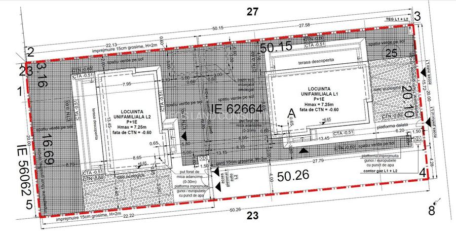 Vilă P+1 cu 4 camere + teren 470 mp Tunari Str. Camil Petrescu - 27