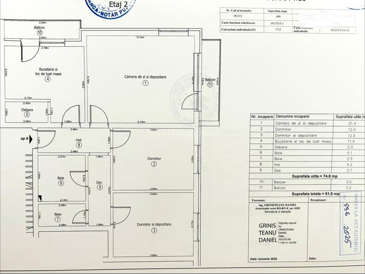 Apartament 3 camere, zona Coresi, parcare inclusa - 13