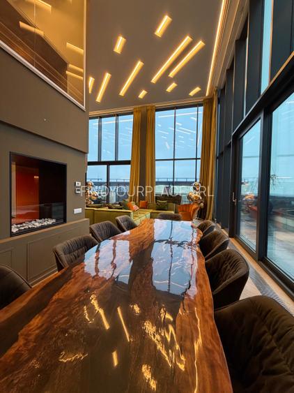 Penthouse pe ultimele 2 etaje,Dinamic City,finisaje de lux,parcări valabile - 7