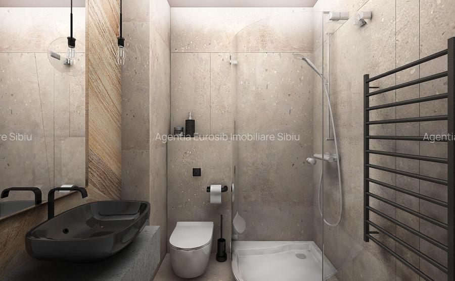 Ap 3 camere finalizat  63 mp utili balcon 15mp Orhideea D-na Stanca Selimbar - 6