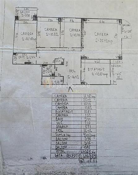 APARTAMENT 4 CAMERE 103 MP  GHEORGHENI NICOLAE TITULESCU - 1