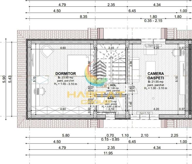 Vila individuala Popesti Leordeni-Str Sf Agnes strada asfaltata - 8