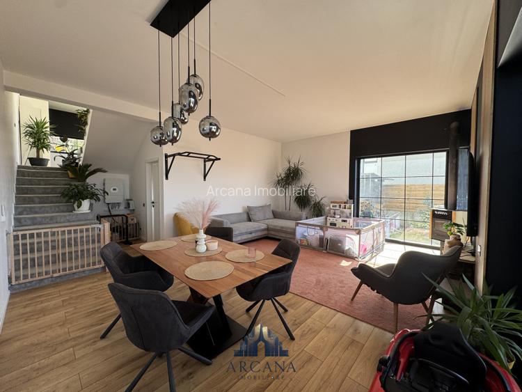 Casă modernă 4 camere | 147 mp | Dezmir | panouri | șemineu - 2