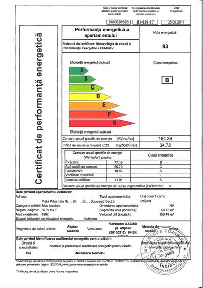 Cea mai bună ofertă 2 cam deco Rond A.Iulia / Vedere spate - 16