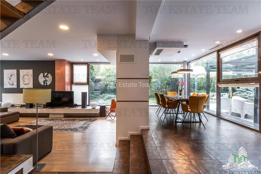 Vila premium cu 7 camere, de inchiriat cu piscina privata si terasa de 90 mp, si - 9