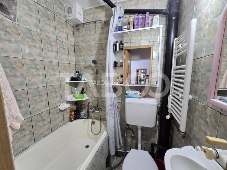 Apartament 2 camere de vanzare etajul 1 mobilat utilat Tiglari Sibiu - 7