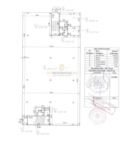 Cladire pe 3 niveluri, 2.200 mp, inchiriata integral, Brancoveanu, S4 - 14