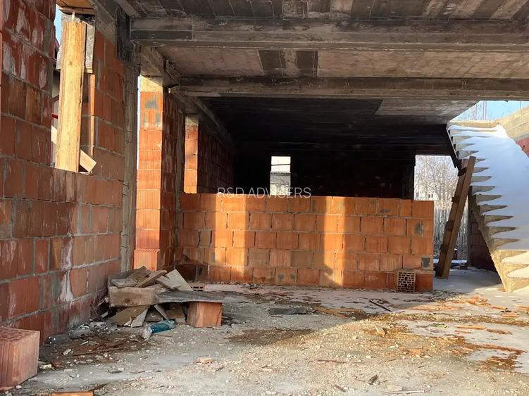 Casa in constructie / 1.328 mp teren / AC valabila / Otopeni 9 Mai - 9