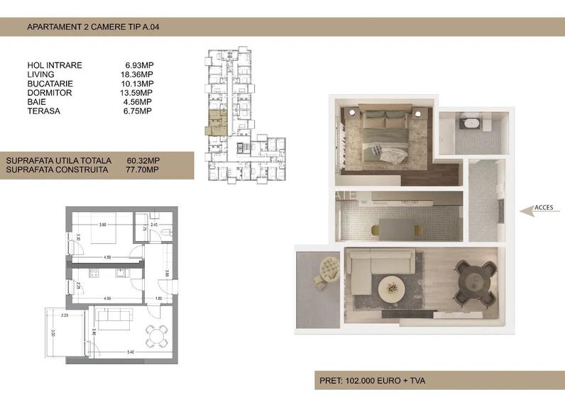 Apartament 2 camere Drumul Cooperativei, Bucuresti - 4