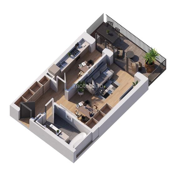 Garsoniera spatioasa la 5 min de metrou - 2