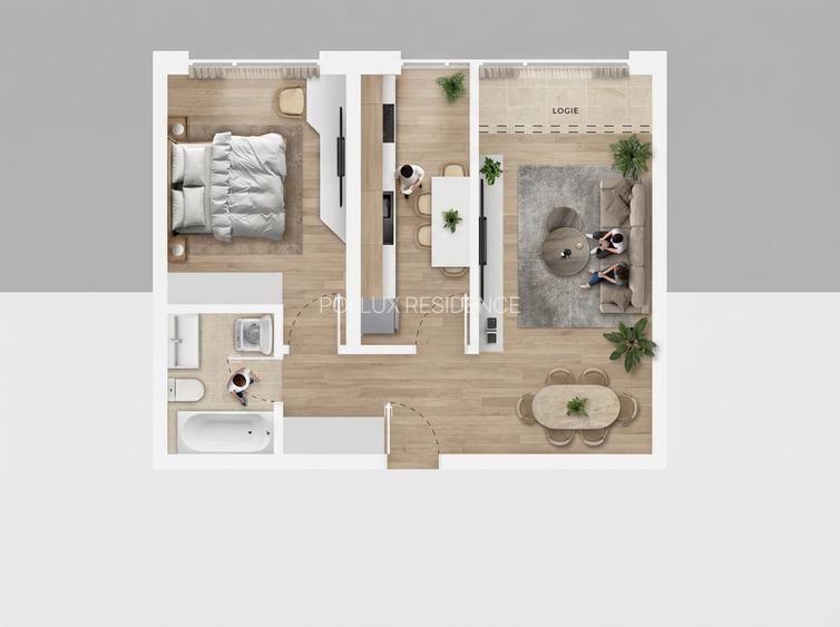 Apartament 2 camere Militari | ansamblu rezidential  privat - paza 24/7 - 8