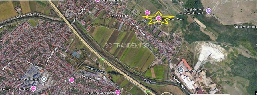 Parcela de teren 1840 mp cu front dublu - str.Viilor  -Gusterita - 3