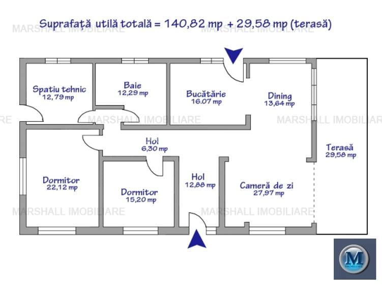 Casa cu 4 camere de vanzare in Teisani, 140.82 mp #15920 - 16