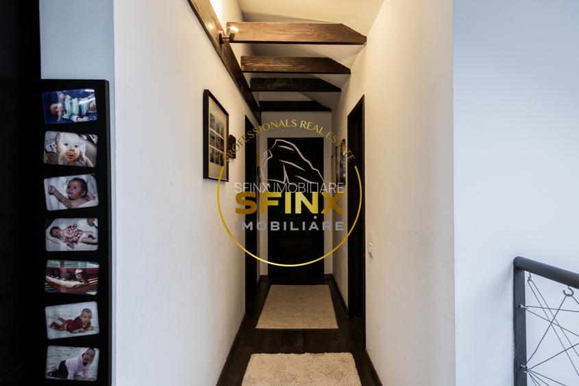 6 camere, 200 mp, P+1+M, curte proprie, centrala termica, pivnita - 21