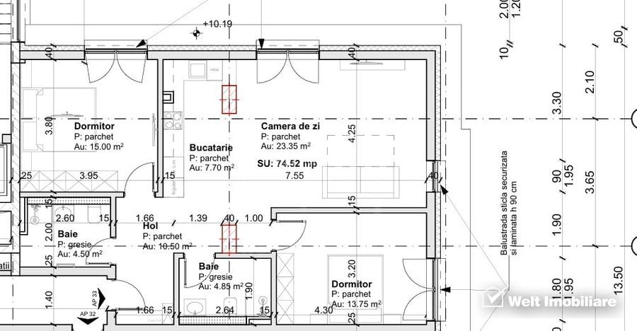 Apartament 3 camere, imobil nou, Centru - 2