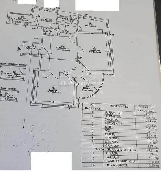 3 camere Unirii decomandat, et. 1, metrou, - 9