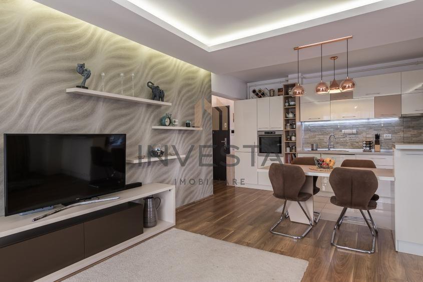 Apartament 3 camere cu terasa 34 mp, etaj intermediar, zona Buna Ziua!