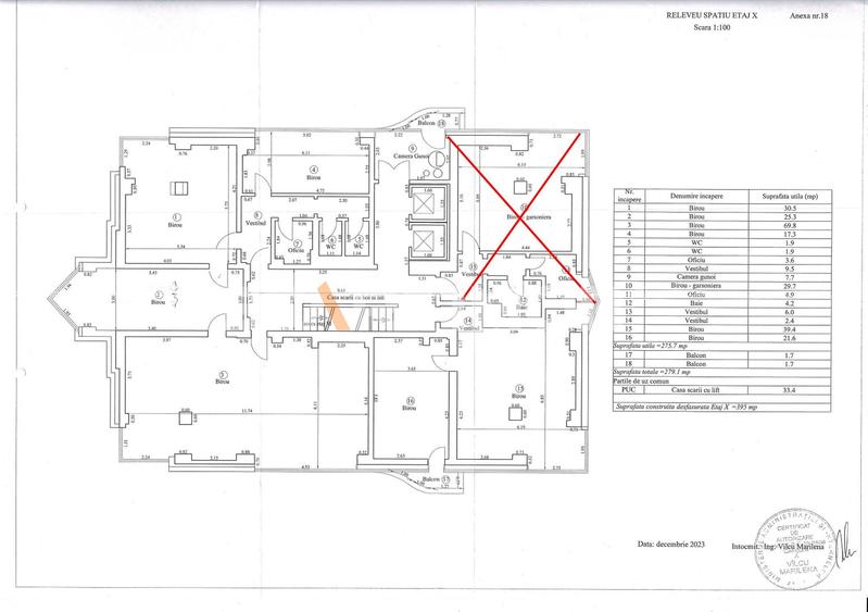 Spatiu birouri zona Afi Palace Mall Centru Civic