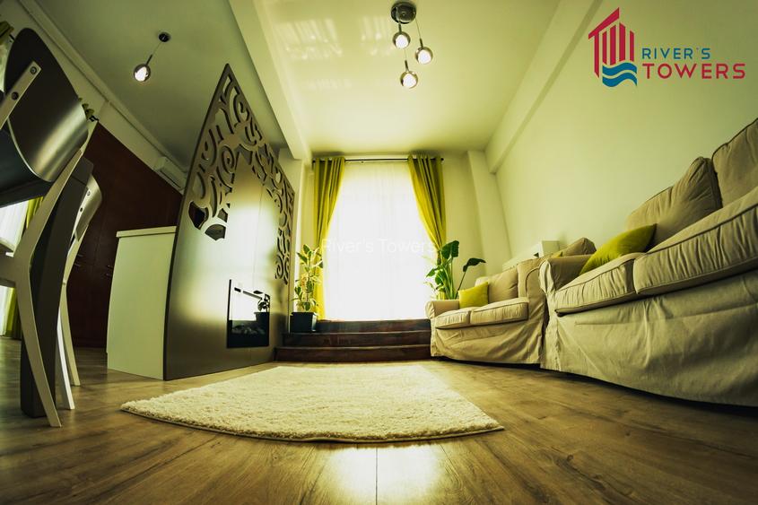 Mini Penthouse, living cu bucatarie openspace + 2 dormitoare - 17