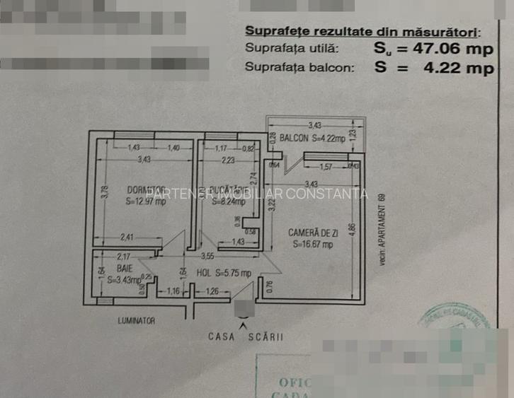 Apartament 2 camere decomandat – B-dul Tomis, vedere bulevard - 8