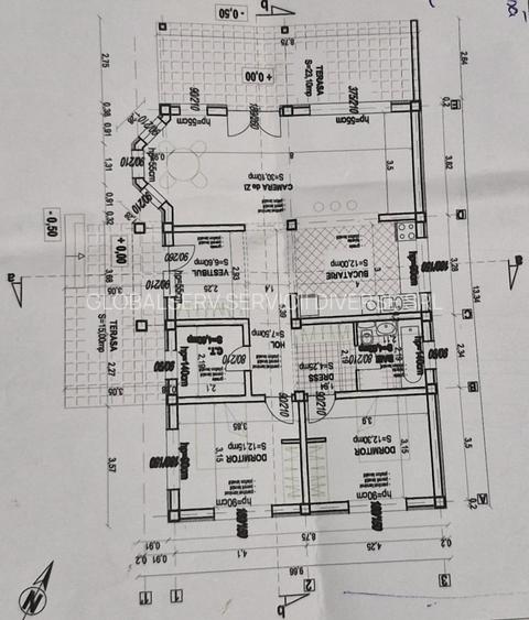 FARA COMISIOANE in Gulia vatra Satului la drum asfaltat casa 4 camere 2 bai P+M - 34