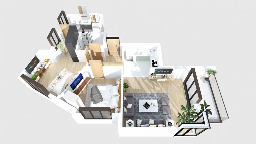 Mosilor Boutique II, apartament cu 3 camere si terasa - 14