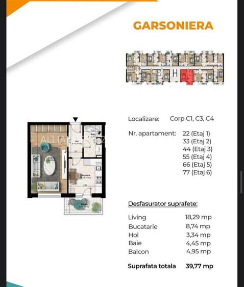 3 Minute Metrou Berceni - Studio - 77.000eur - 3