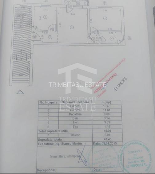 Apart. 2 cam. Parter cu Balcon + Parcare! Chiajna lângă Pădure ! - 1