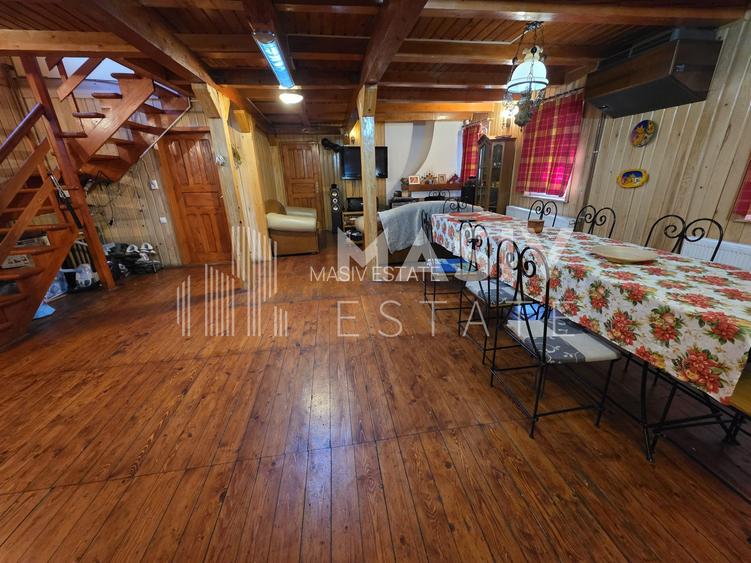 🏡 Casă din lemn masiv cu 7 camere, saună și teren generos – Azuga - 5